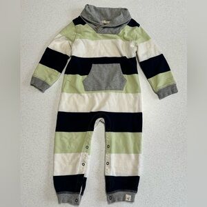Burt’s Bees Baby Striped Romper with Pocket